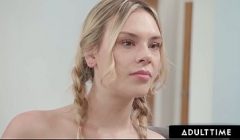 ADULT TIME – Naughty Petite Dylan Moore Seduces Shocked StepCousin By Showing Him Her Wet Pussy
