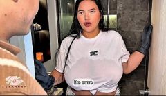 Busty Latina maid has passionate sex with her boss to get a raise – Savannah Watson