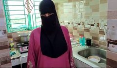 Cheating husband fuck Hijab house maid when no one at home bangla