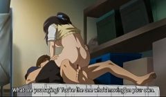 Hentai teacher fucks two students