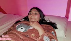 I impregnated my step cousin with a big cumshot inside her shaved pussy