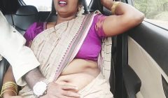 Indian aunty and son in law car long drive for sex. Telugu dirty talks.