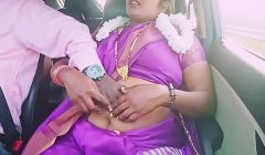 Indian car sex. beautiful tradition saree housewife with car driver hot romance Telugu dirty talks.