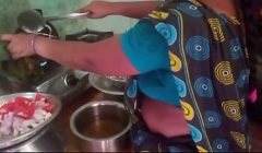Indian housewife cooking sex with boyfriend