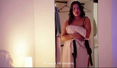 My MILF neighbor flirts with me in the elevator, so I pay her an “innocent” visit.