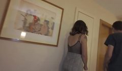 My sexy neighbour came to use my shower but she also used my dick