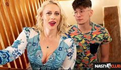 NastyClub – step Mom Brittany Bardot Catches Son's Friend with Her Hot Apple Pie!