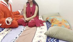 New year 2026 best porn video with Dirty Talk in hindi roleplay saarabhabhi hot and sexy get horny with santa