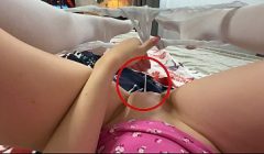 OMG I’M CUMMING on Christmas night! Stepsister Masturbating Creamy Wet Pussy POV