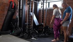 Personal Trainer Rims & Trains Big Butt MILF Client’s Ass to Deep Anal Creampie