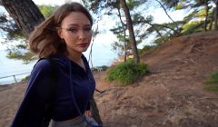 POV: I can’t wait until home! I want you to fuck me right here! Risky public sex in woods