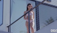 Shower head masturbation and doggy style fucking for Latina Gina Valentina