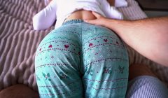 Step sister asked for a massage but get an orgasm   cum in her mouth!
