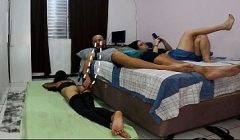 Wife had to share a room with her friend